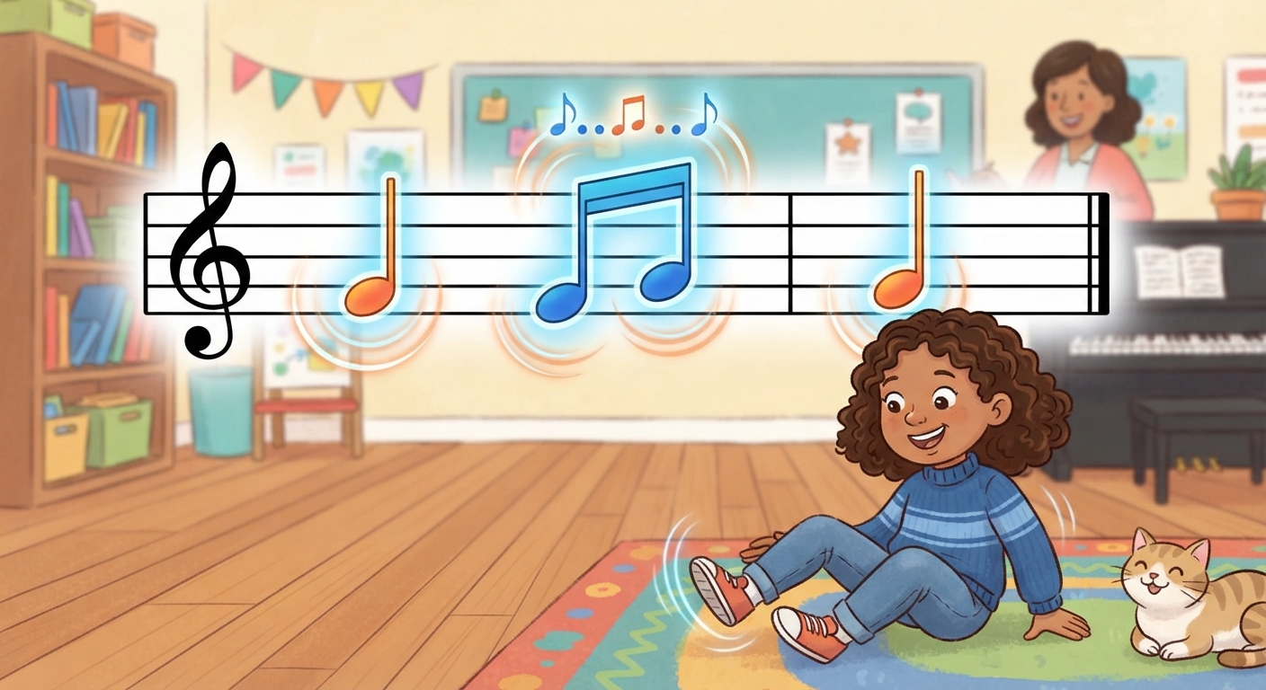Sing tunefully or play classroom instruments, including rhythmic and melodic patterns, independently or in groups video lesson thumbnail