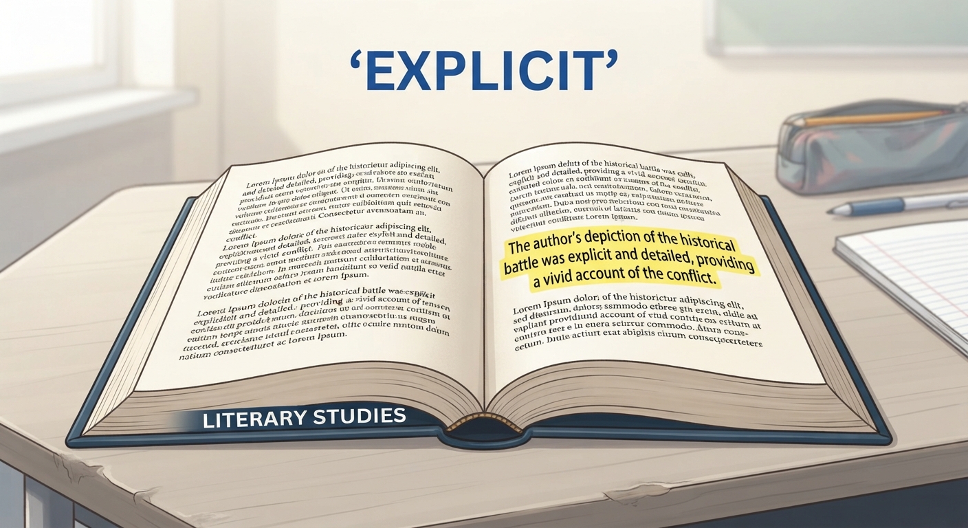 Discuss and write about the explicit or implicit meanings of text video lesson thumbnail