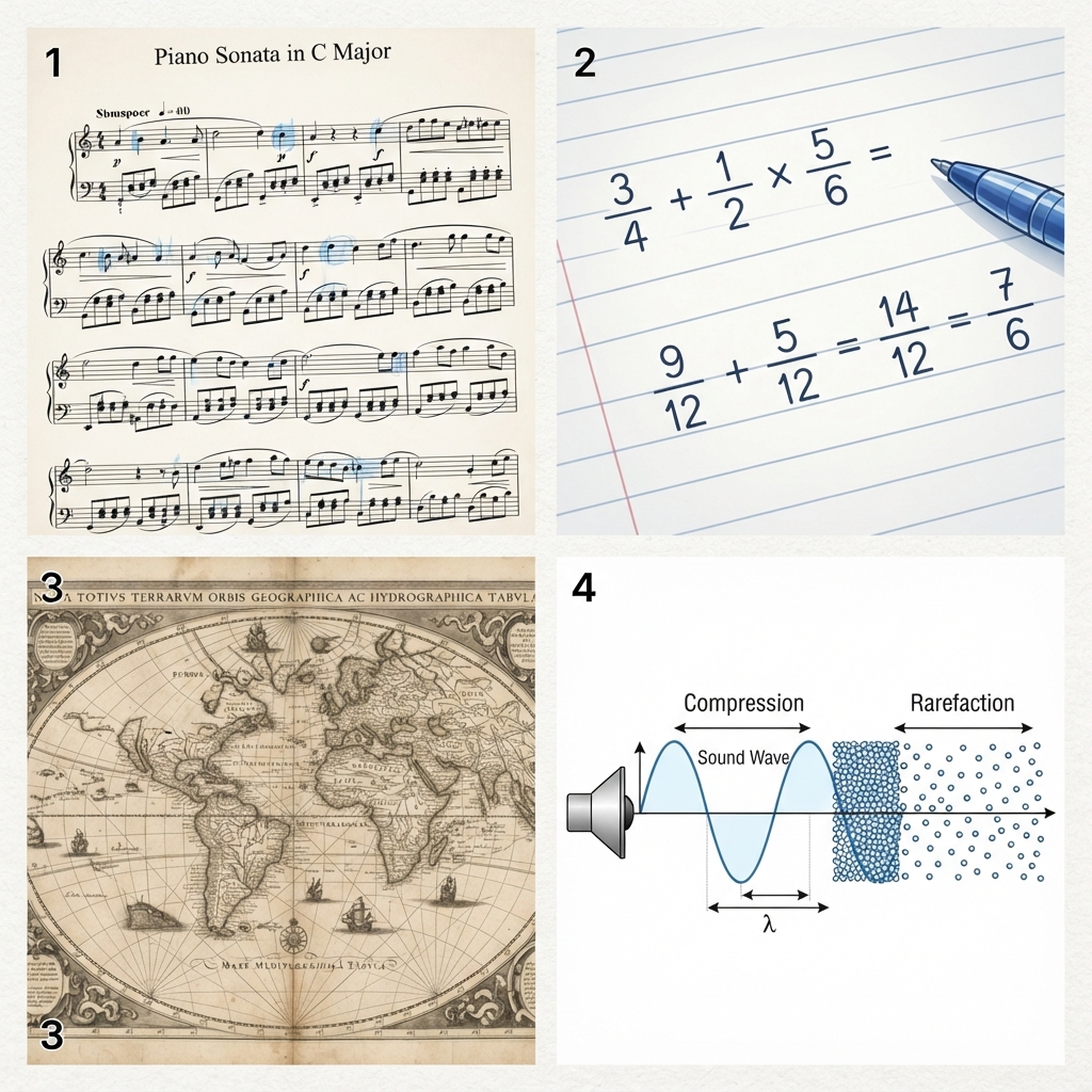 Identify relationships of music concepts to other academic disciplines such as the relationship between music and mathematics, literature, history, and the sciences video lesson thumbnail