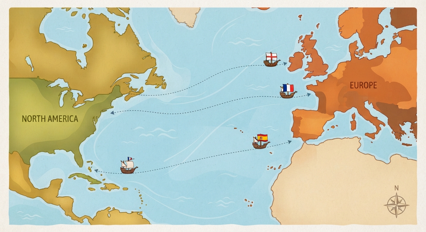 History. The student understands the causes of exploration and colonization eras video lesson thumbnail