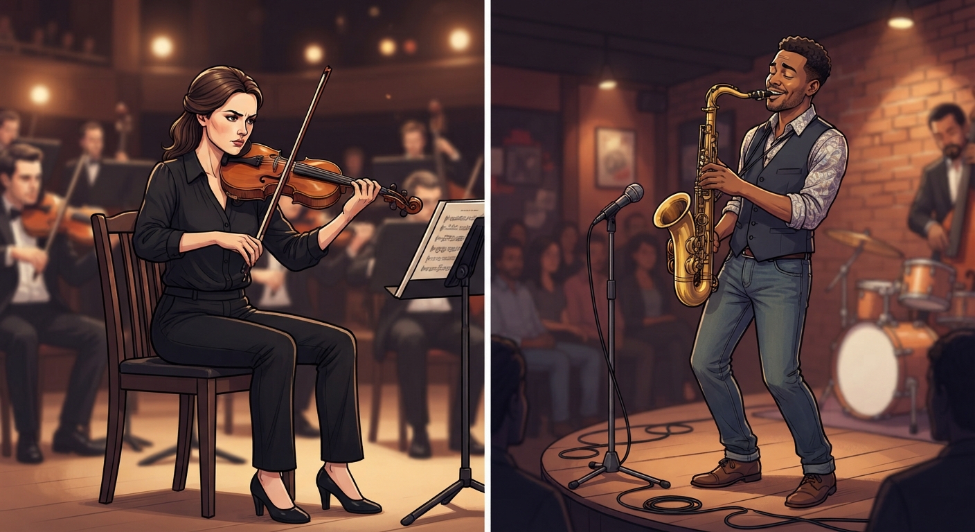Exhibit increasingly mature, characteristic sound appropriate for the genre while sight reading video lesson thumbnail