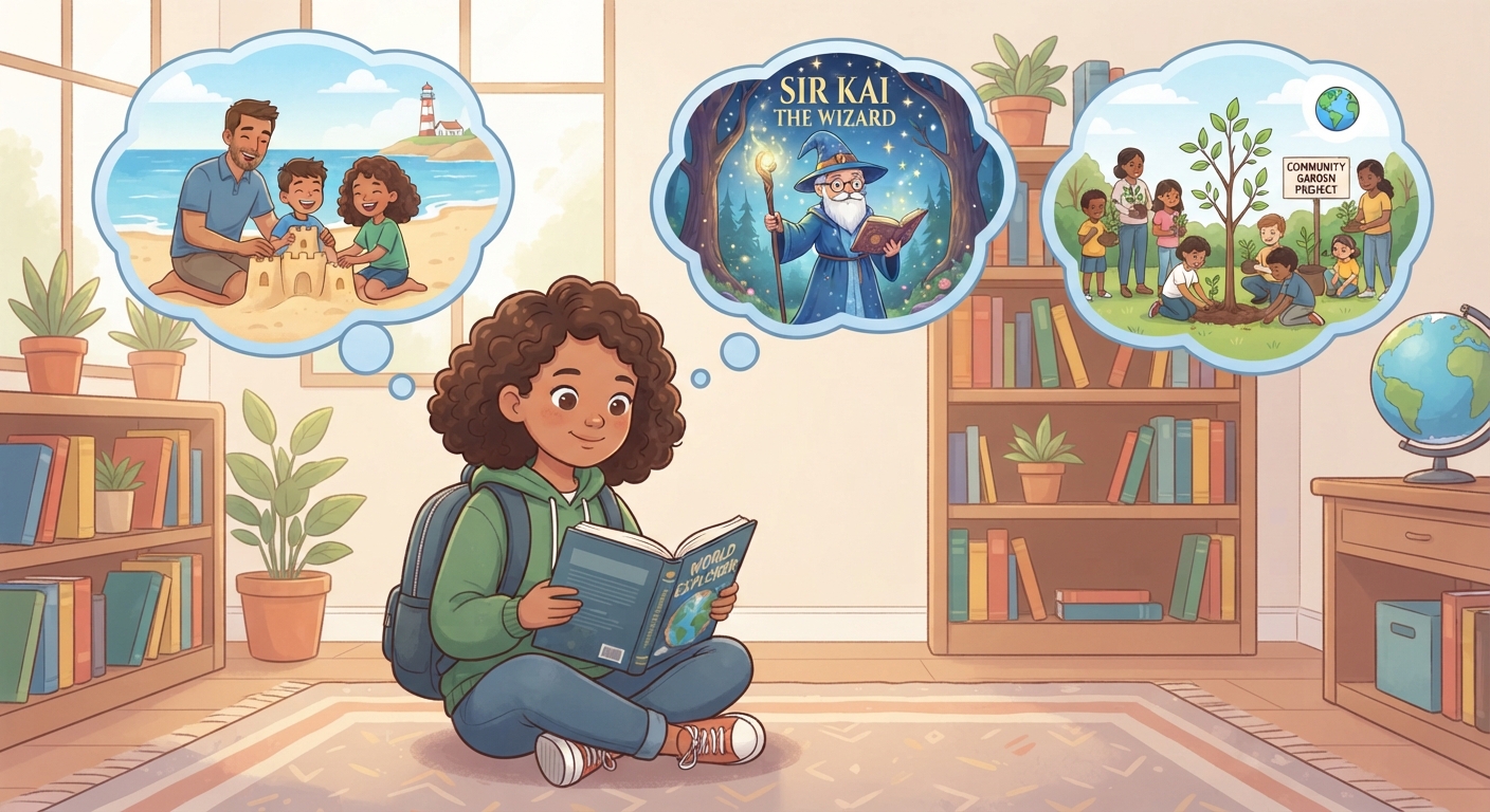 Describe personal connections to a variety of sources, including self-selected texts video lesson thumbnail