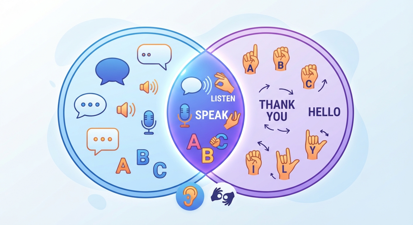 Apply ASL at the intermediate-to-advanced proficiency level to demonstrate an understanding of how one language and culture can influence another video lesson thumbnail